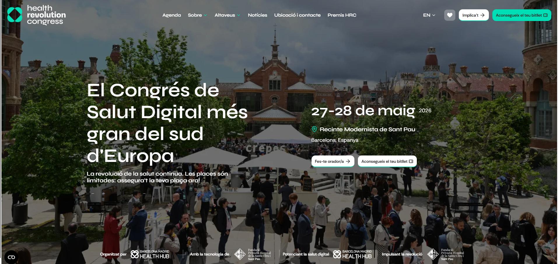 Health Revolution Congress 2026: salut digital i negoci